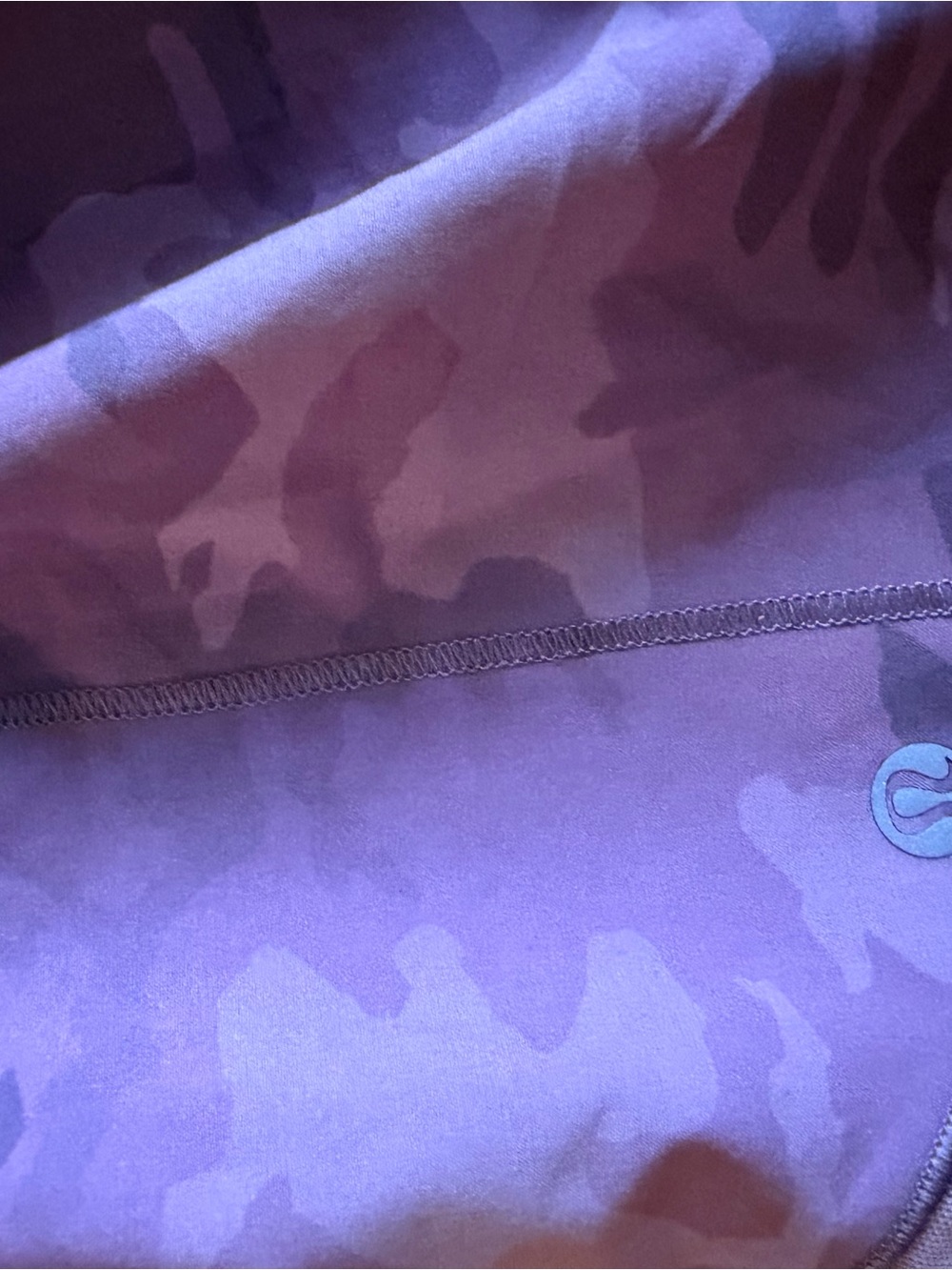 Purple Camo lululemon shorts